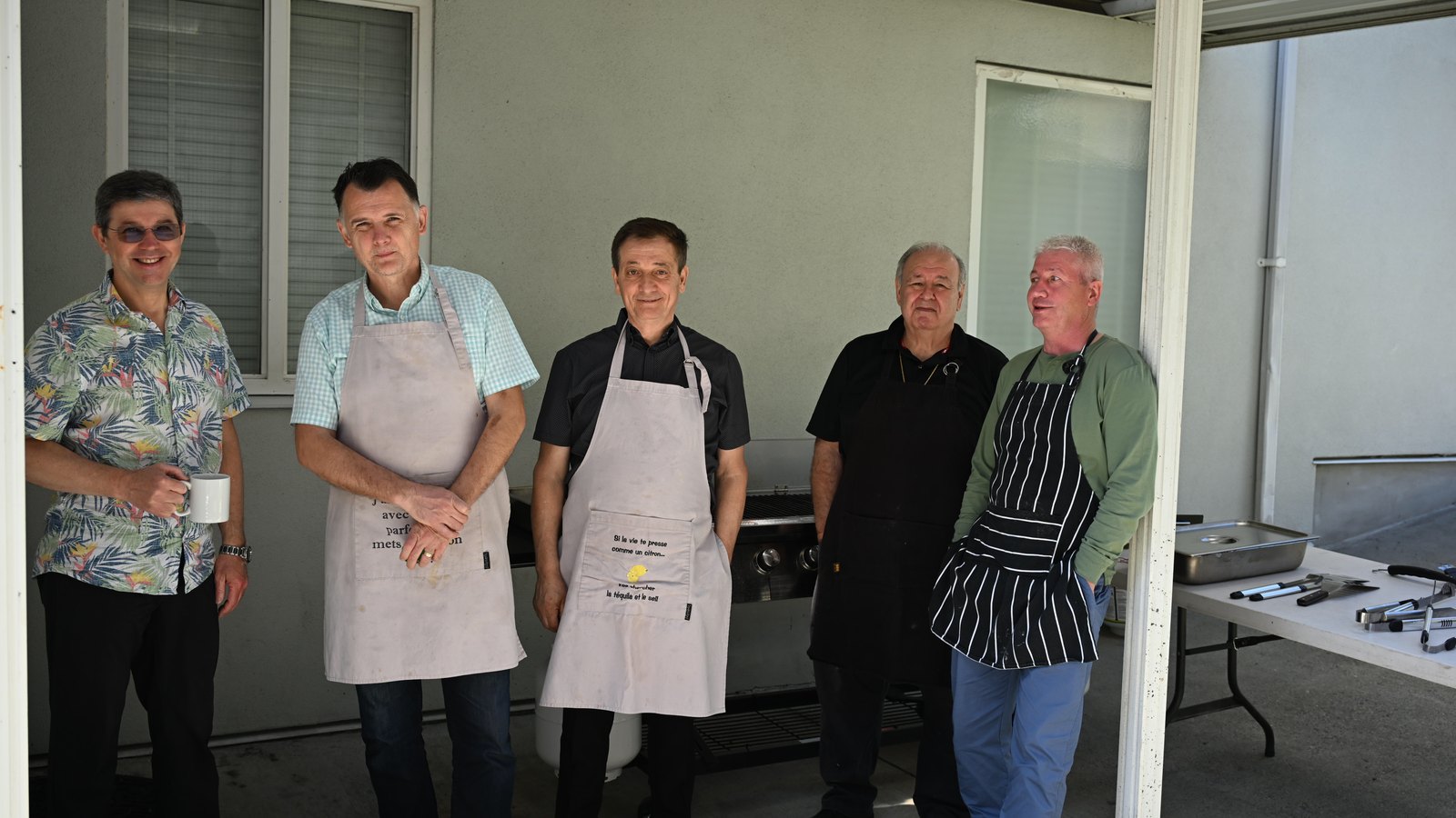 Kitchen volunteers for the May 31, 2026 parish feast